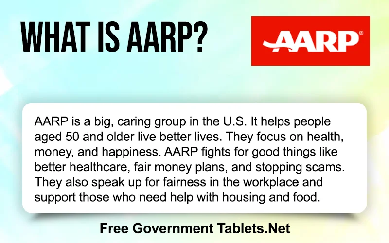 What is AARP free tablet