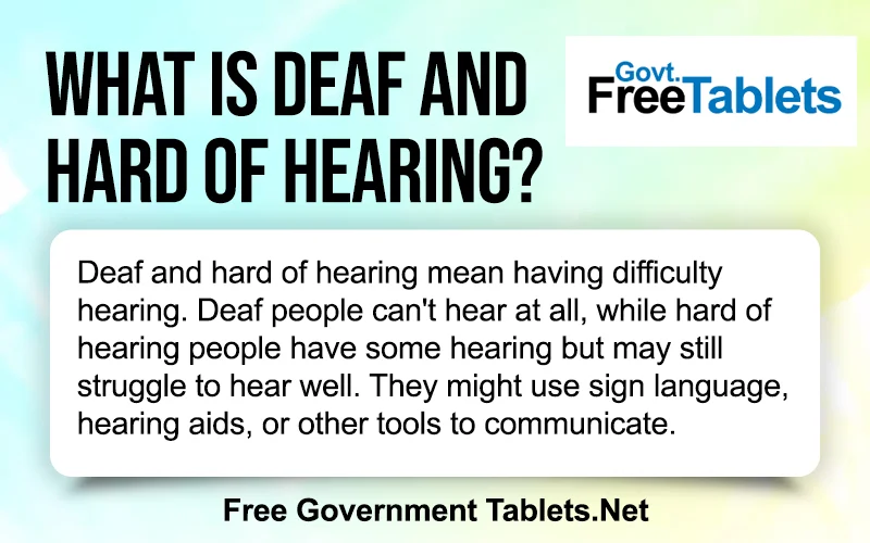 what is deaf and hard of hearing