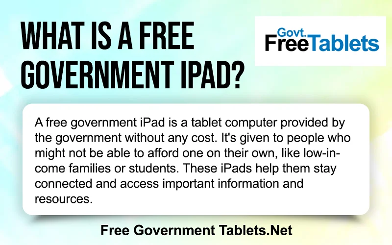 what is free government iPad